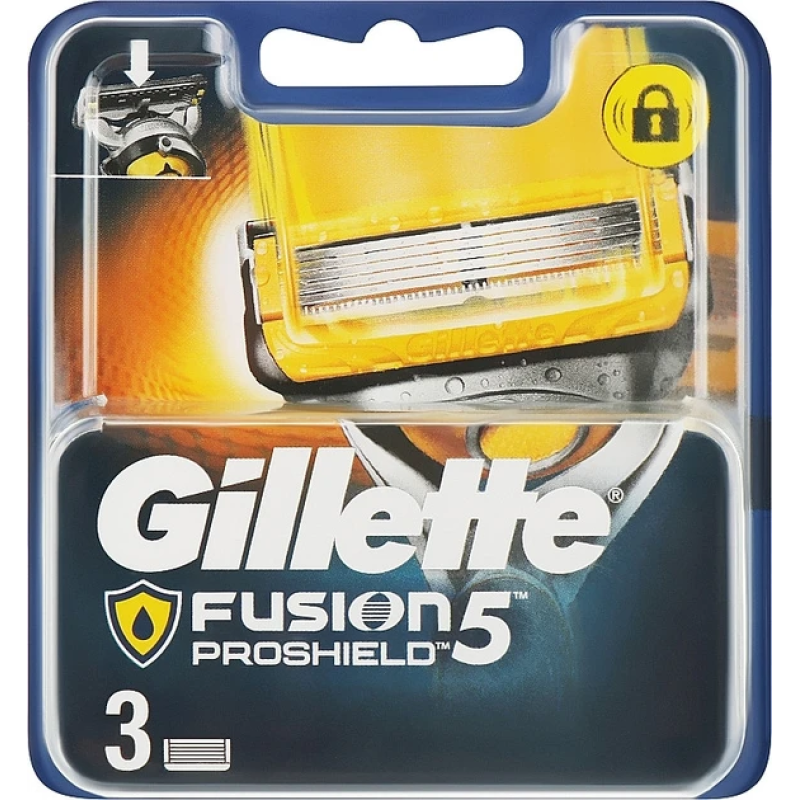 Сменные кассеты для бритья Gillette Fusion ProShield 3 шт , оригинал!!!
