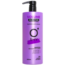 Безсульфатный шампунь для волос O“shy Volume Professional Shampoo Увлажнение и объем, 1 л