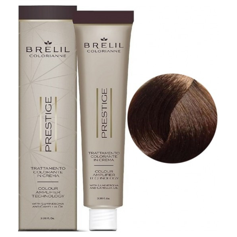 Фарба для волосся Brelil Colorianne Prestige 6/39 Темний блонд саванна 100 мл