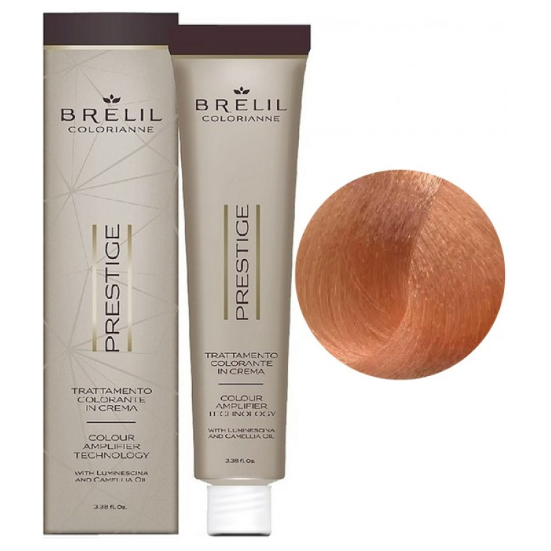 Краска для волос Brelil Colorianne Prestige  100/34 Супер осветлитель персиковый ,100 мл