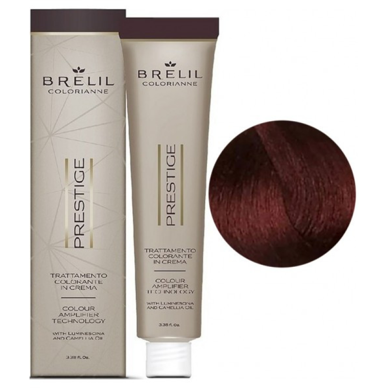 Краска для волос Brelil Colorianne Prestige 7/62 Вишнево-красный блонд ,100 мл
