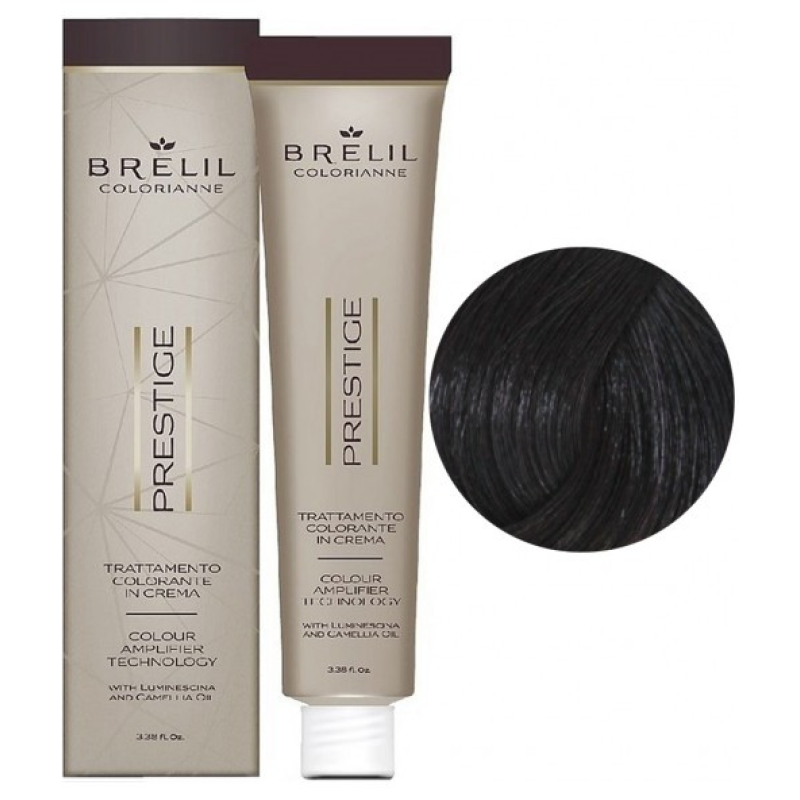 Фарба для волосся Brelil Colorianne Prestige 3/06 Темний каштан натуральний червоний ,100 мл