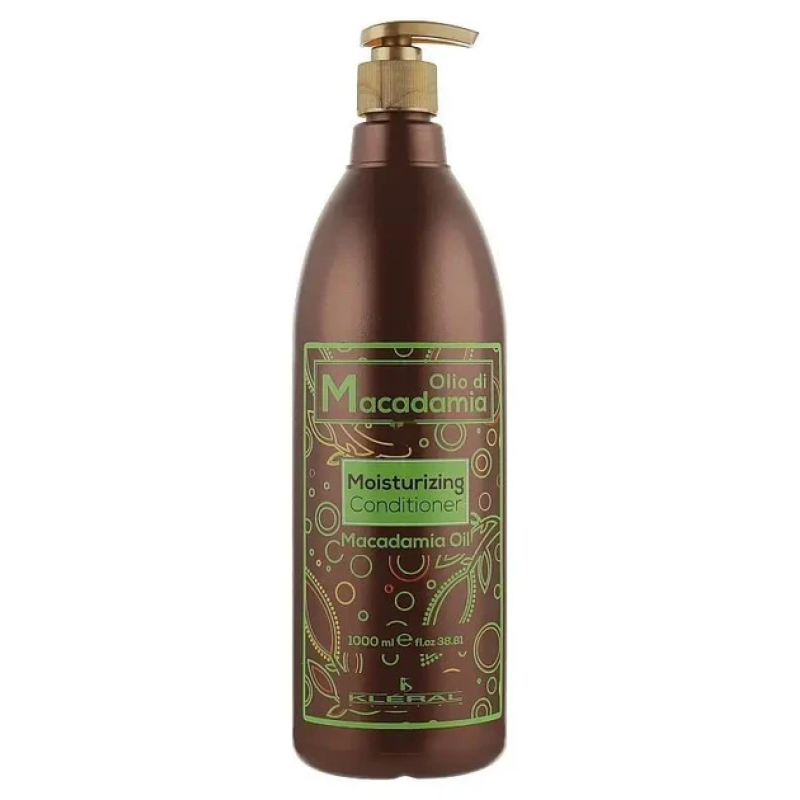 Зволожувальний кондиціонер з олією макадамії Kleral System Olio Di Macadamia Moisturizing Conditioner 1000 мл