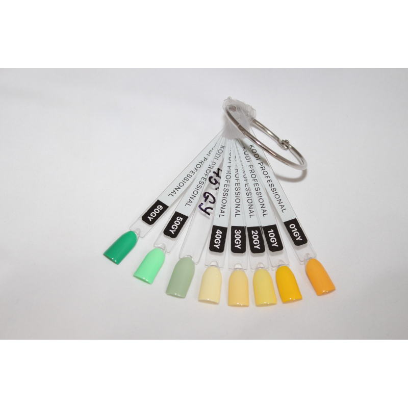Гель-лаки KODI 8ml Basic Collection GREEN&YELLOW (GY) 10GY