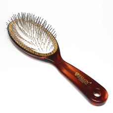 Массажная щетка Salon Professional с металлическими зубчиками, маленькая.