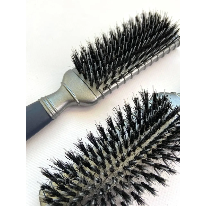 Массажная щётка для волос Salon Professional  для нарощенных волос с щетиной