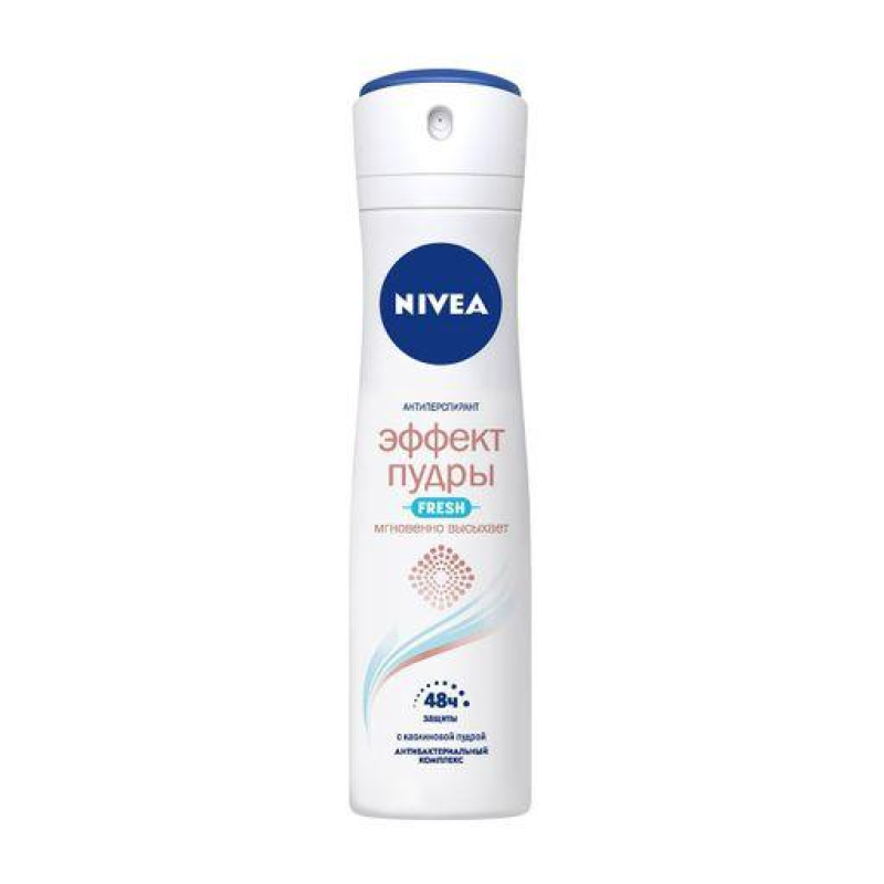 Антиперспирант-спрей Nivea Эффект пудры Fresh, женский, 150 мл