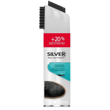 Спрей краска SILVER восстановитель для нубука и замши, чёрный, 300 мл.