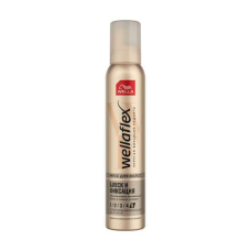 Мусс для волос Wella Wellaflex Блеск и фиксация, супер сильная фиксация, 200 мл.