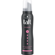 Пена-мусс для волос Taft Power Нежность кашемира Мегафиксация 5, 200 мл/