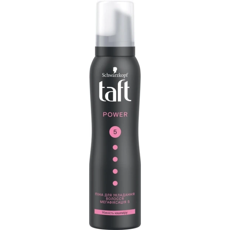 Пена-мусс для волос Taft Power Нежность кашемира Мегафиксация 5, 200 мл/