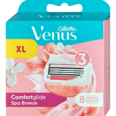 Сменные картриджи для бритья, Gillette Venus ComfortGlide, Spa Breeze, 8 шт., оригинал!!!