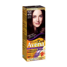 Стойкая крем-краска для волос Рябина Avena 470, мокко, 133 мл.