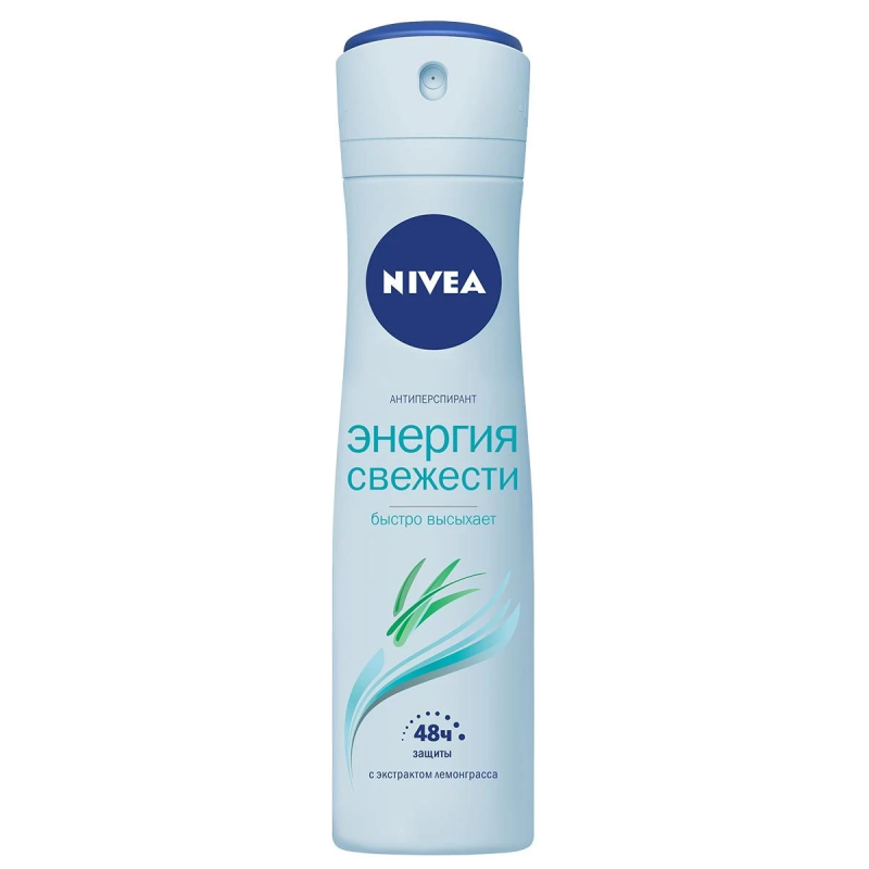 Дезодорант-антиперспирант спрей NIVEA Fresh Energy 48h Энергия свежести, женский, 150 мл