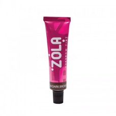 Краска для бровей с коллагеном Zola №04 Dark Brown, 15 мл