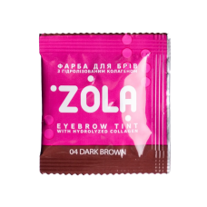 Zola Краска для бровей, 04 Dark Brown, саше 5 мл