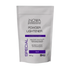Осветляющая пудра для волос jNOWA Professional Blond Classic Powder Lightener с антижелтым эффектом, синяя, 80