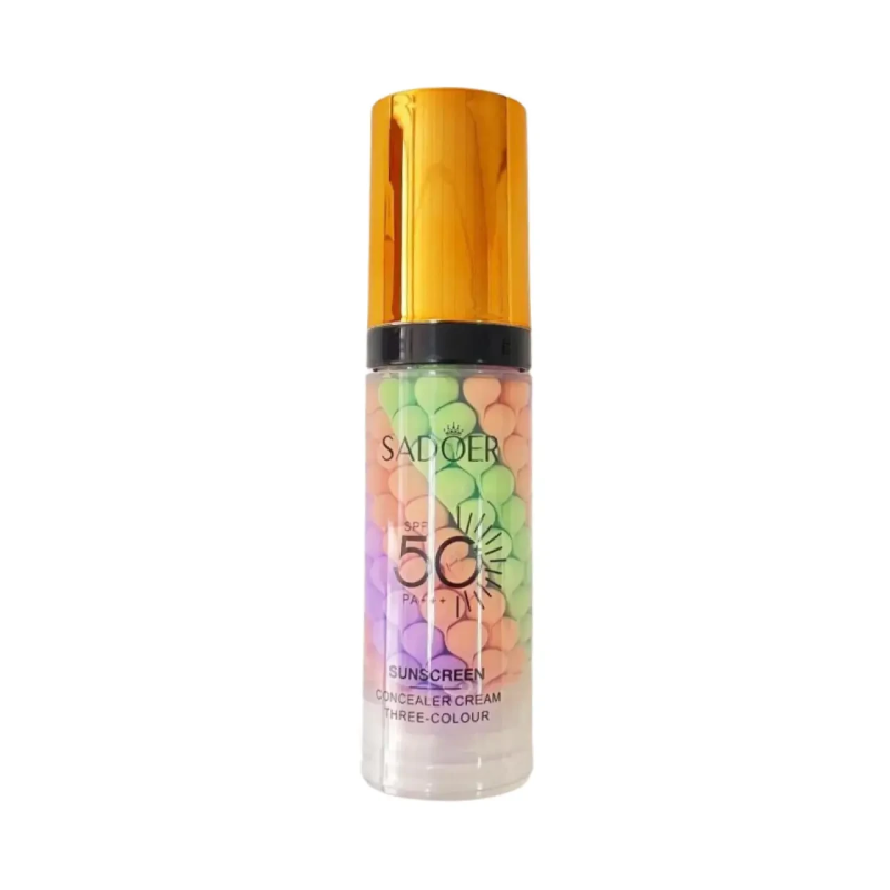 SADOER трехцветная база под макияж SPF50+/PA+++