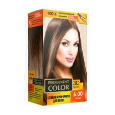 Стойкая крем-краска Permanent Color 120 мл, Русый  №6.00