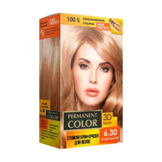 Стойкая крем-краска Permanent Color 120 мл, Русый  золотой  №6.30