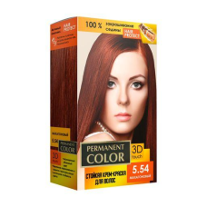 Стойкая крем-краска Permanent Color 120 мл, Махагоновый № 5.54