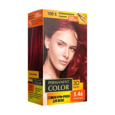Стойкая крем-краска Permanent Color 120 мл, Гранатовый № 5.46