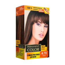 Стойкая крем-краска Permanent Color 120 мл, Мокко № 4.70