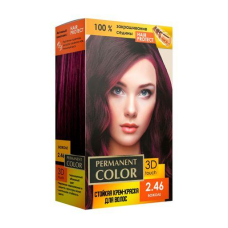 Стойкая крем-краска Permanent Color 120 мл, Божоле  № 2.46