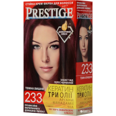 Крем-краска для волос Vip“s Prestige 233 Темная вишня 115 мл