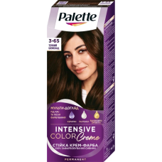 Стойкая крем краска для волос  Palette №  (3-65) Темный шоколад 110 мл