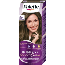 Стойкая крем-краска для волос Palette№ 5-1 Холодный светло-каштановый 110 мл