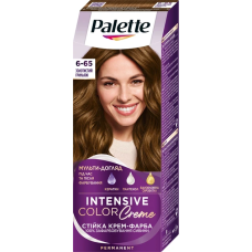 Стойкая крем краска для волос Palette № 5 (6-65) Золотистый грильяж 110 мл