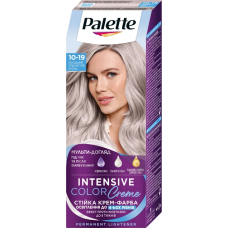 Стойкая крем-краска для волос Palette № 10-19 Холодный светлый блонд 110 мл