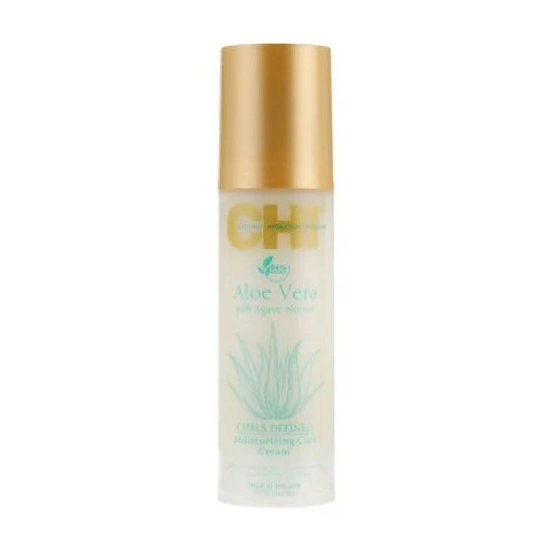 Увлажняющий крем CHI Aloe Vera Moisturizing Curl Cream для кудрявых волос, 147 мл