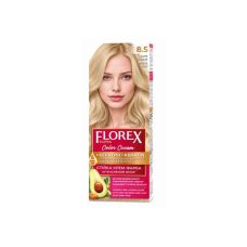 Стойкая крем-краска для волос Florex Super КЕРАТИН 8.5 Белое солнце