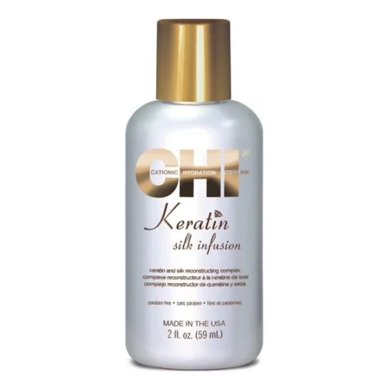 Масло жидкий шелк CHI Keratin Silk Infusion 59 мл.